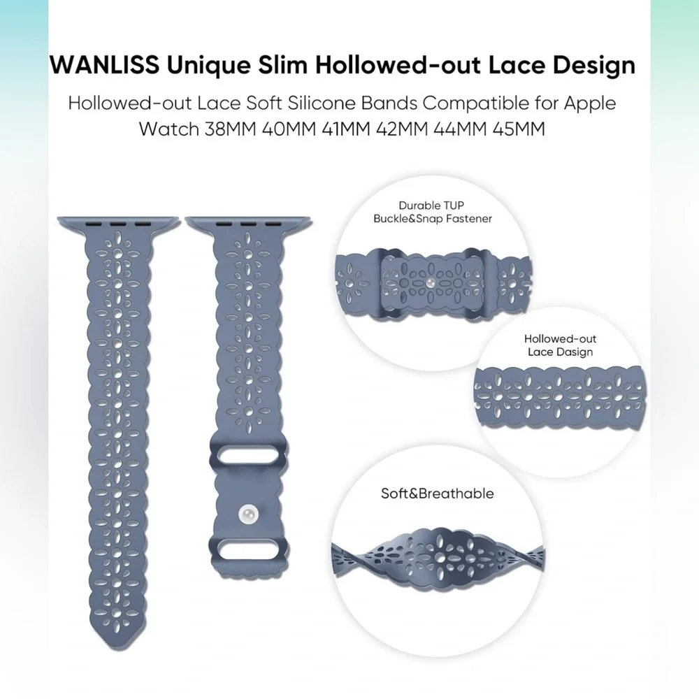 Apple Compatible Watch Band 11 pcs Bundle ( 38-44 sizes) New